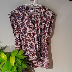 Retro paisley top
